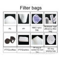 SS316 5 μm Filtre de sac en acier inoxydable